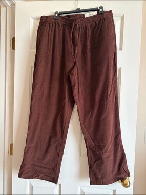 Women’s Style & co straight leg corduroy with elastic and drawstring